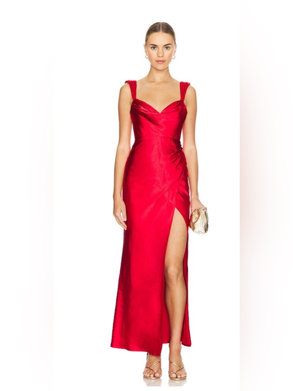 Runway the label red dress medium